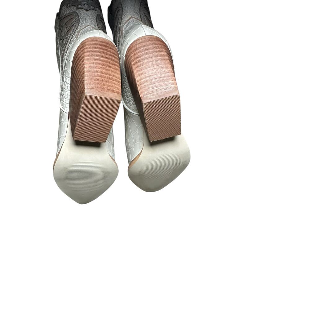 STEVE MADDEN Cowboy Boot Wynter Boot in Bone Mult… - image 13